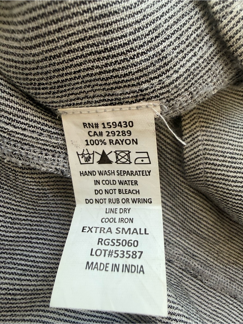 Elan 100% Rayon Gray Strappy Swing Midi Dress Women’s XS - Picture 5 of 7